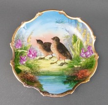 Victoria Carlsbad Austria Hand Painted Porcelain Game Birds 9 7/8&quot; Wall Plate - £79.92 GBP