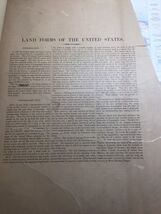 Geologic Atlas of the United States Folio LAND FORMS OF THE US 1894 - $39.58