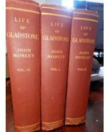 John Morley LIFE OF GLADSTONE, VOL. I, II, III 1903 - £196.59 GBP