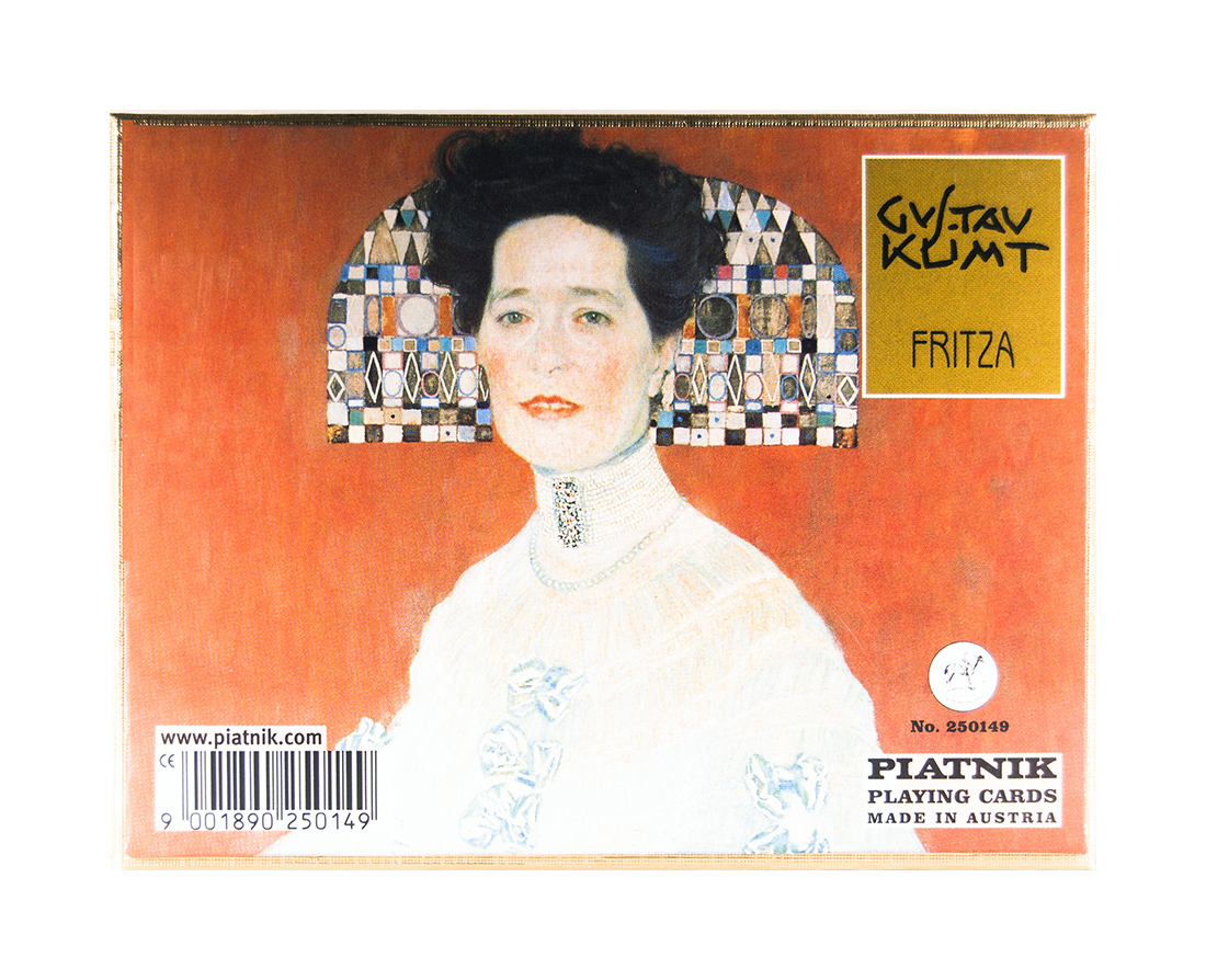Primary image for PIATNIK Double Deck Playing Cards Klimt Fritza 2501