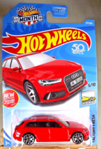 2018 Hot Wheels #271 Factory Fresh 5/10 &#39;17 AUDI RS 6 AVANT Red w/Chrome... - £7.24 GBP