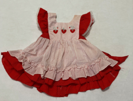 Vintage ruffles lace trim baby dress with bloomer panties - $19.75