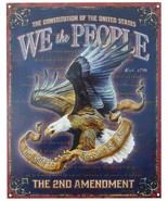 The 2nd Amendment We The People Constitution of The United States 12&quot;x16... - $8.88