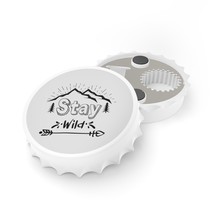 Stylish Bottle Opener Custom Magnetic 2 in 1 Opener Gift Idea Home Kitch... - $16.48