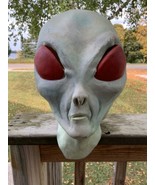 Vtg 90’s Halloween Alien Full Mask Red Bulging Eyes Rubber Tiny Ears Pap... - $173.20