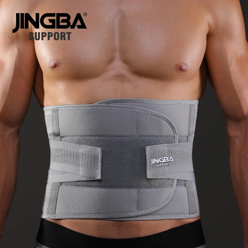 Sporting JINGBA SUPPORT Fitness Waist Back Support Belts Sweat Belt Trainer Trim - £29.48 GBP