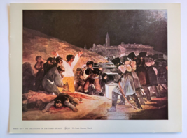 The Executions Of The Third Of May GOYA Plate 121 Metropolitan Seminars 9x13 in. - £15.59 GBP