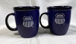 2 Union Pacific Railroad Crew Management Services Ceramic Mugs 10 oz Tra... - £25.66 GBP