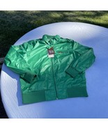 NWT Vtg Regal Wear Bright Green Jacket Solid Pockets Full Zip Large Smal... - $43.08 CAD
