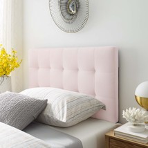 Lily Biscuit Tufted Twin Performance Velvet Headboard Pink MOD-6118-PNK - £76.90 GBP