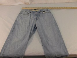 Adult Men&#39;s Sean John 100% Cotton Faded Blue Denim Jeans Fashion Style 3... - $24.70