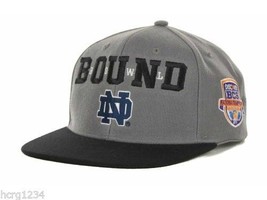 Notre Dame Fighting Irish adidas 2013 NCAA BCS Bowl Bound Gray Snapback ... - £10.62 GBP