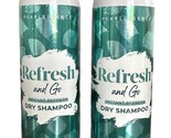 2 PACK Pearlessence REFRESH AND GO Instant Refresh Dry Shampoo 8oz Each - £20.56 GBP