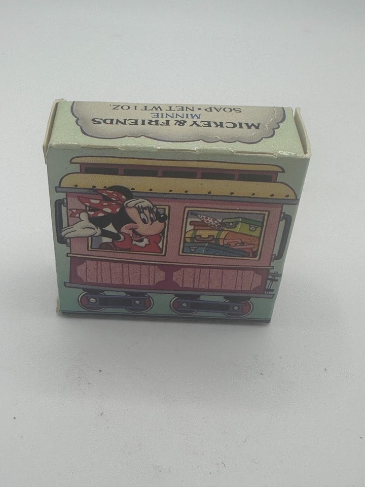Vintage 1990 Avon Minnie Mouse Soap Disney Mickey &amp; Friends Train Car NIB - $6.35