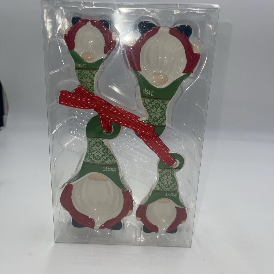Signature Select Ceramic Christmas Gnome Measuring Spoons - £21.05 GBP