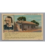 Kit Carson Linen Postcard Taos, New Mexico  Vintage PC - £4.64 GBP