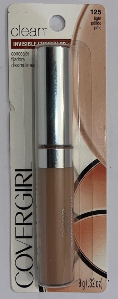 Covergirl Clean Invisible Concealer #125 LIGHT/PALE (New/Sealed) See All... - $29.69
