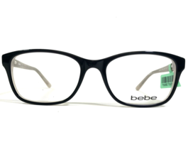 Bebe Brille Rahmen BB5075 001 Join Die Club Schwarz Nude Nieten 52-17-135 - £33.59 GBP