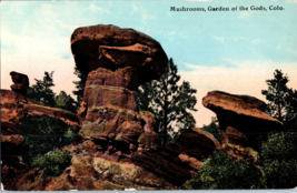 Mushrooms Gardens of the Gods Colorado Postcard - £4.12 GBP