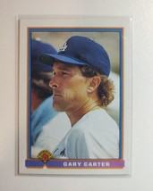 1991 Bowman #598 Gary Carter Los Angeles Dodgers HOF - £1.51 GBP