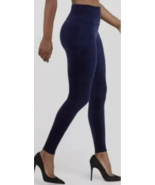 Spanx 2070 Velour Velvet Leggings Classic Navy ( XS ) - $148.82 CAD