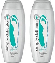 AVON Simply Delicate Gentle Feminine Wash - (Pack of 2) free shipping world - $30.55