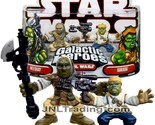 Year 2007 Star Wars Galactic Heroes 2 Pack 2 Inch Figure - WEEQUAY and B... - $34.99