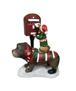 Dogs Mailing Letter to Santa Christmas Figurine Pit Bull Boxer Dachshund... - $701.65 MXN
