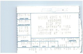 Vintage Iggy Pop Concierto Ticket Stub Noviembre 8 1986 Detroit Michigan - £34.16 GBP
