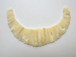 White Mother of Pearl Graduated Collar, Cleopatra, Egyptian Fan 41 pieces - £7.12 GBP