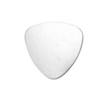Metal Stamping Blanks Guitar Pick Hand Stamping Silver Aluminum 4pcs - $5.93