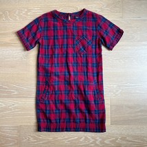 Madewell Edina Plaid Short-Sleeve Mini Dress XXS - $29.99