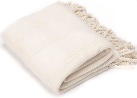 Cream Throw Blanket for Couch - £31.87 GBP