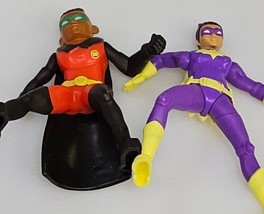 The Signal Robin Duke Thomas &amp; Batgirl Barbie Burger King Toy Action Fig... - £6.96 GBP