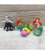 Lot Of 4 Disney Little Mermaid Figures Ursula Suction Cup Ariel Night Li... - $13.41 CAD