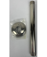 RUBINET FAUCET Co. 8&quot;  Rain Head Shower Arm w /Flange Ceiling Mount Chro... - €50,76 EUR