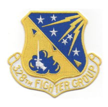 4&quot; AIR FORCE 328TH FIGHTER GROUP SQUADRON EMBROIDERED PATCH - £23.59 GBP