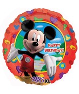 Mickey Playtime Happy Birthday Foil Mylar Balloon 1 Ct Party Supplies 18... - $59.94 MXN