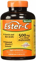 American Health Ester-C with Citrus Bioflavonoids Capsules - 24-Hour Immune S... - £36.87 GBP