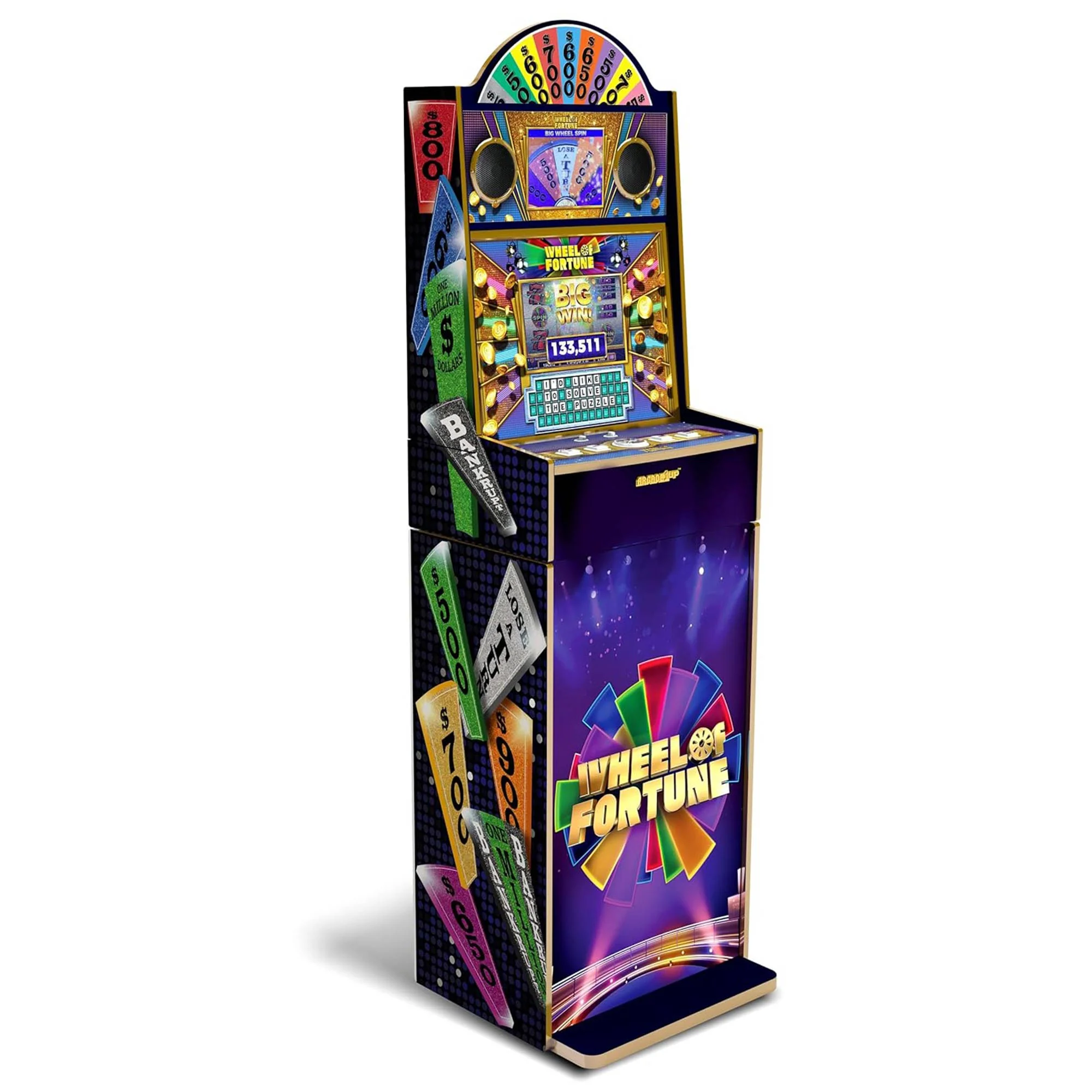 Arcade1Up Wheel of Fortune Tall Stand Up Cabinet Video Arcade Games - $1,000.00