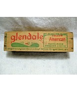 Vintage Collectible GLENDALE 2# Wood Cheese Box By PAULY & PAULY-MANITOWOC,WIS!! - $22.95