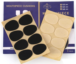 Alto/Tenor Saxophone Sax Mouthpiece Cushions Patches Pads,0.8Mm Black &amp; White (1 - £9.36 GBP