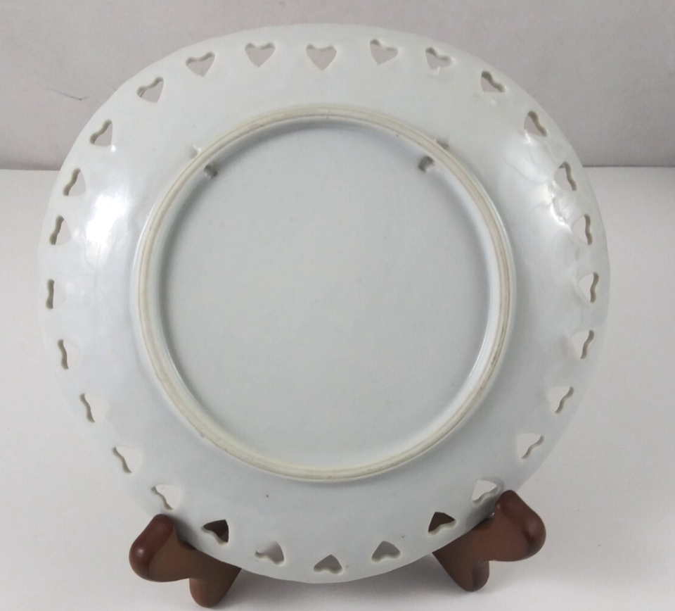 Vintage Norcrest Mother Poem Heart 7" Gold Trim Decorative Plate Japan Item image 7