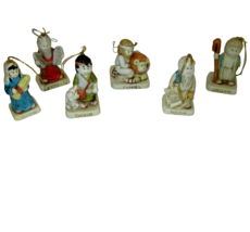 House Of Lloyd Bible Story Around The World Christmas Ornaments Lot Of 6 1991 - £11.95 GBP