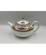 Wedgwood Bone China COLUMBIA Multicolor with Green Teapot with Lid - $260.66 CAD