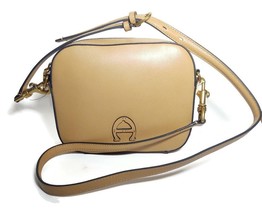 NWT $228 ETIENNE AIGNER Small  Marianne Logo X Camel Crossbody Handbag - $104.99