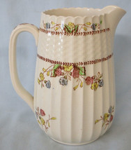 Spode Cowslip s713 Pitcher 5 1/2&quot;, 2 Cups, Older Back Stamp, Crazing - £40.12 GBP