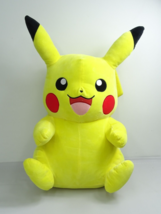Official Licensed Pokemon Pikachu Plush Stuffed Toy Kids Large 21&quot; Authentic XL - £22.48 GBP