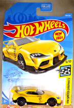 2021 Hot Wheels #178 HW Speed Graphics 5/10 ‘20 TOYOTA GR SUPRA Yellow w... - £7.74 GBP