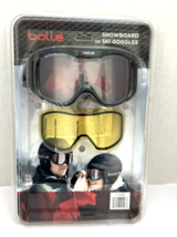 New in Pkg Bolle Snowboard Ski Goggles Bonus Lemon Storm Lens-Snowmobile - $24.95